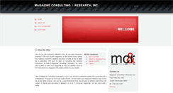 Desktop Screenshot of magazineconsultingandresearch.com